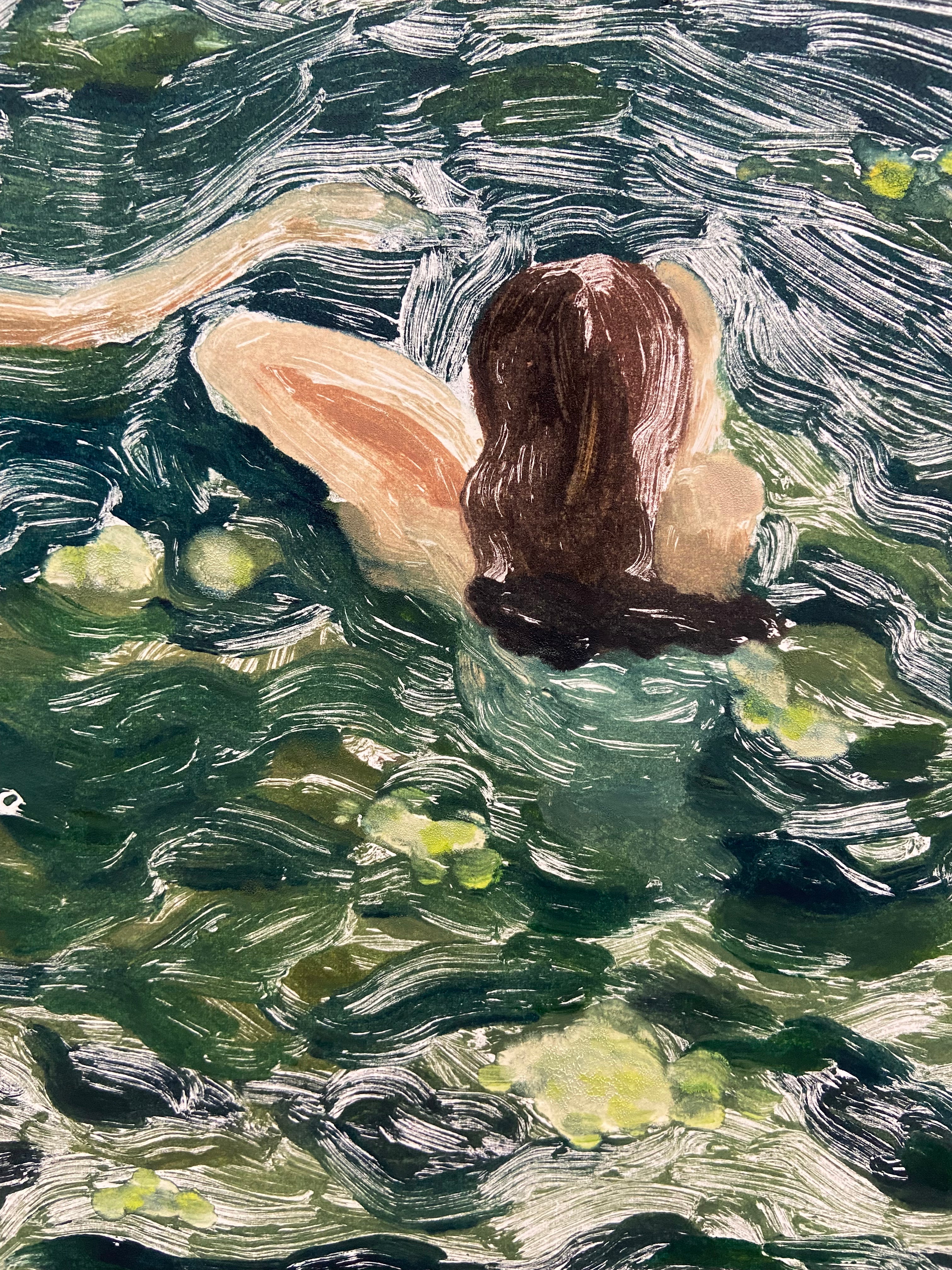 Lake swim with lillies version 1