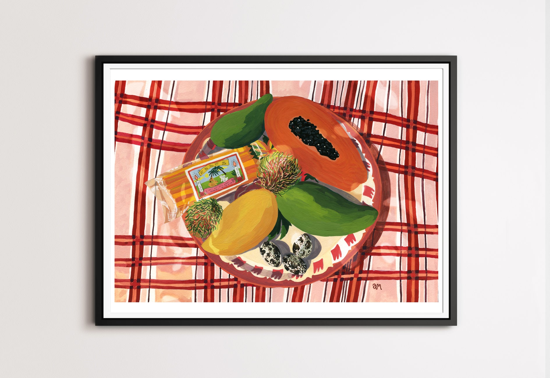 Papaya and Temple Candles