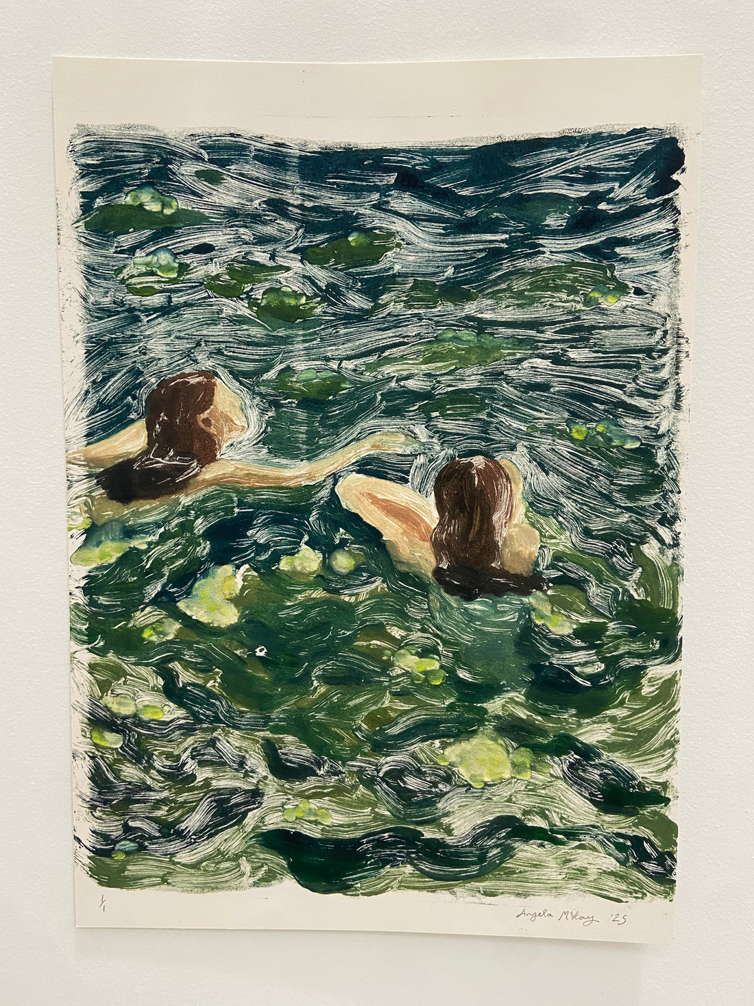 Lake swim with lillies version 1