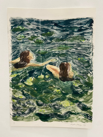 Lake swim with lillies version 1