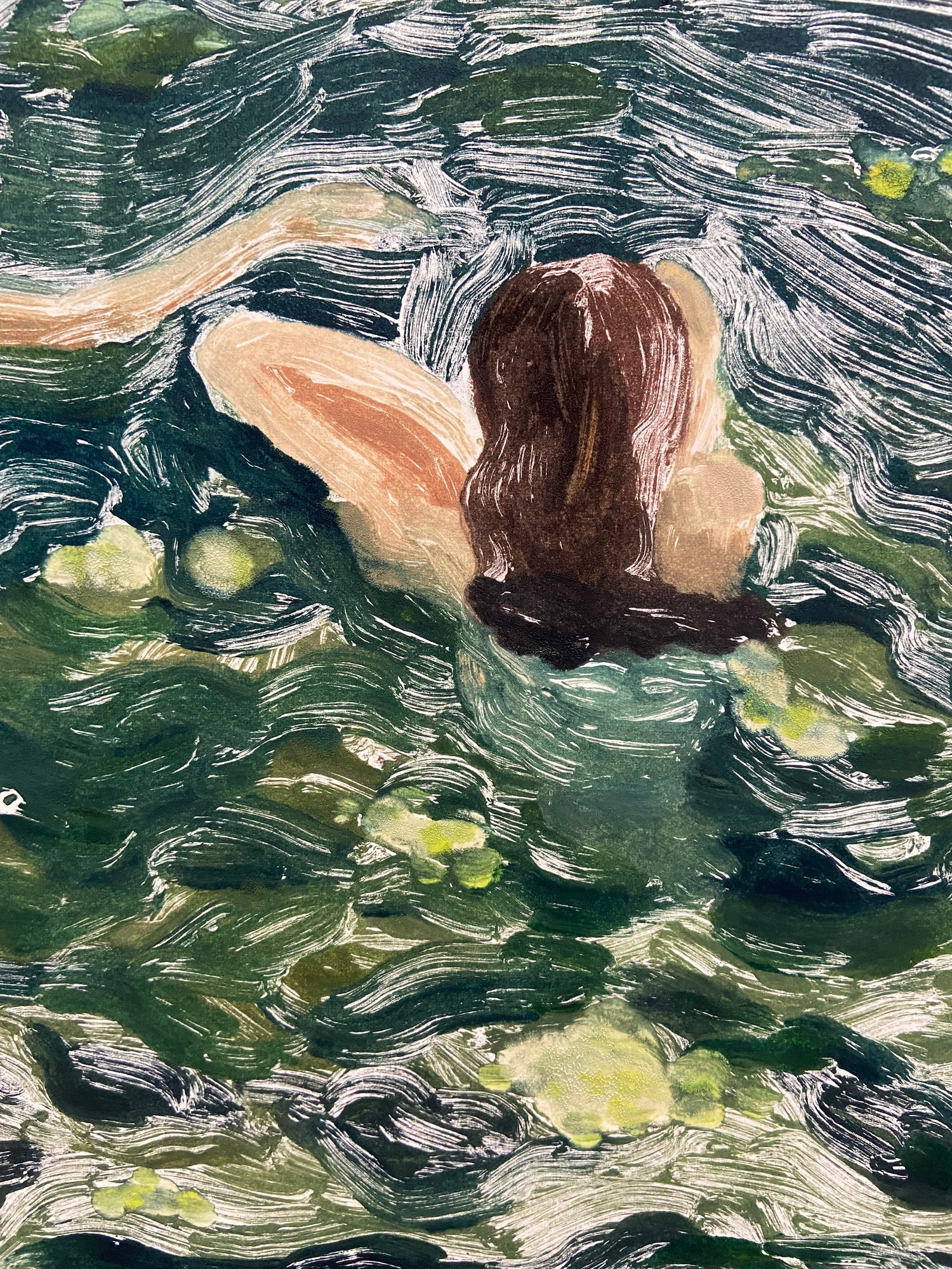 Lake swim with lillies version 1