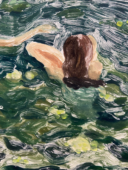 Lake swim with lillies version 1