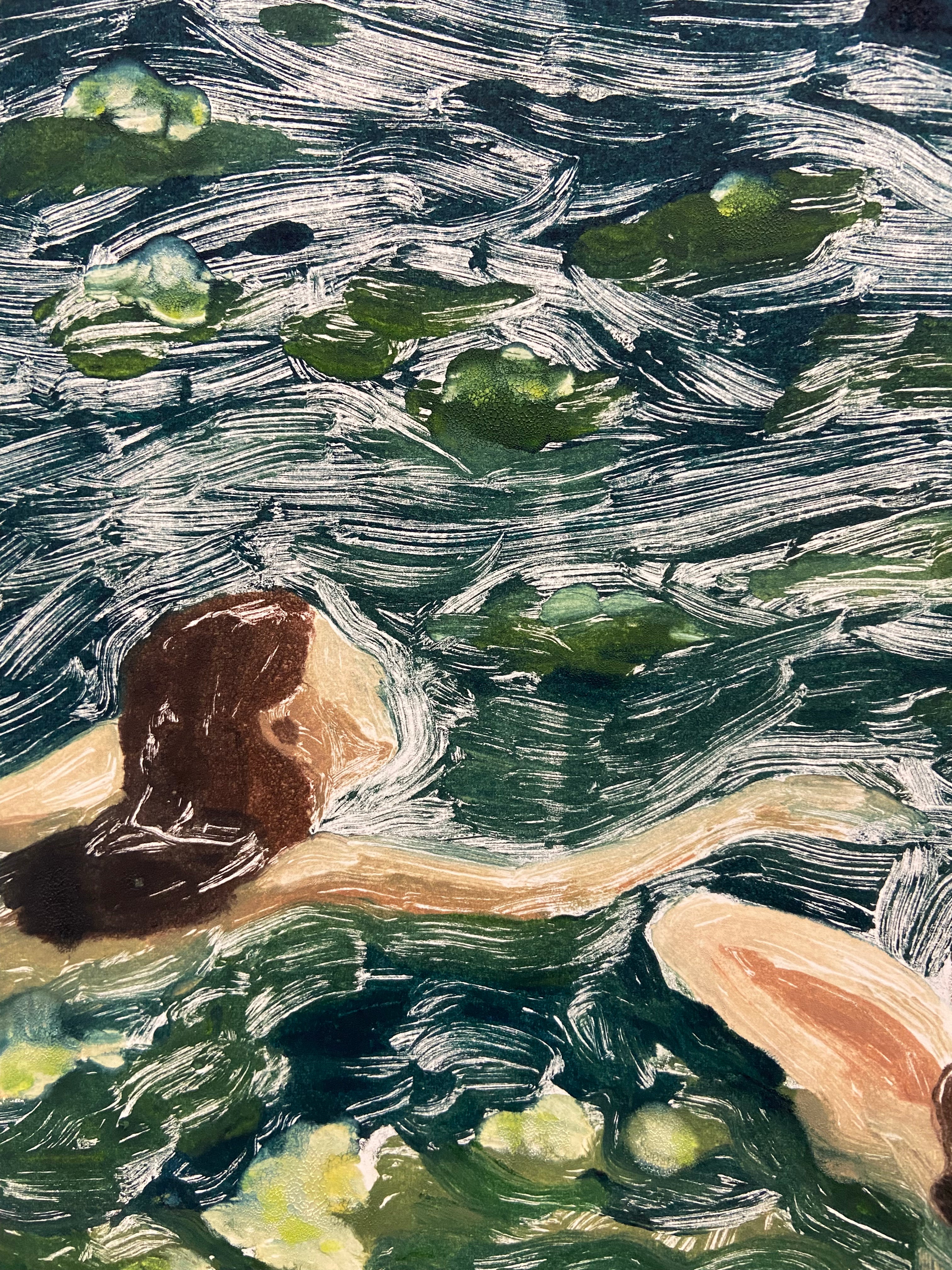 Lake swim with lillies version 1