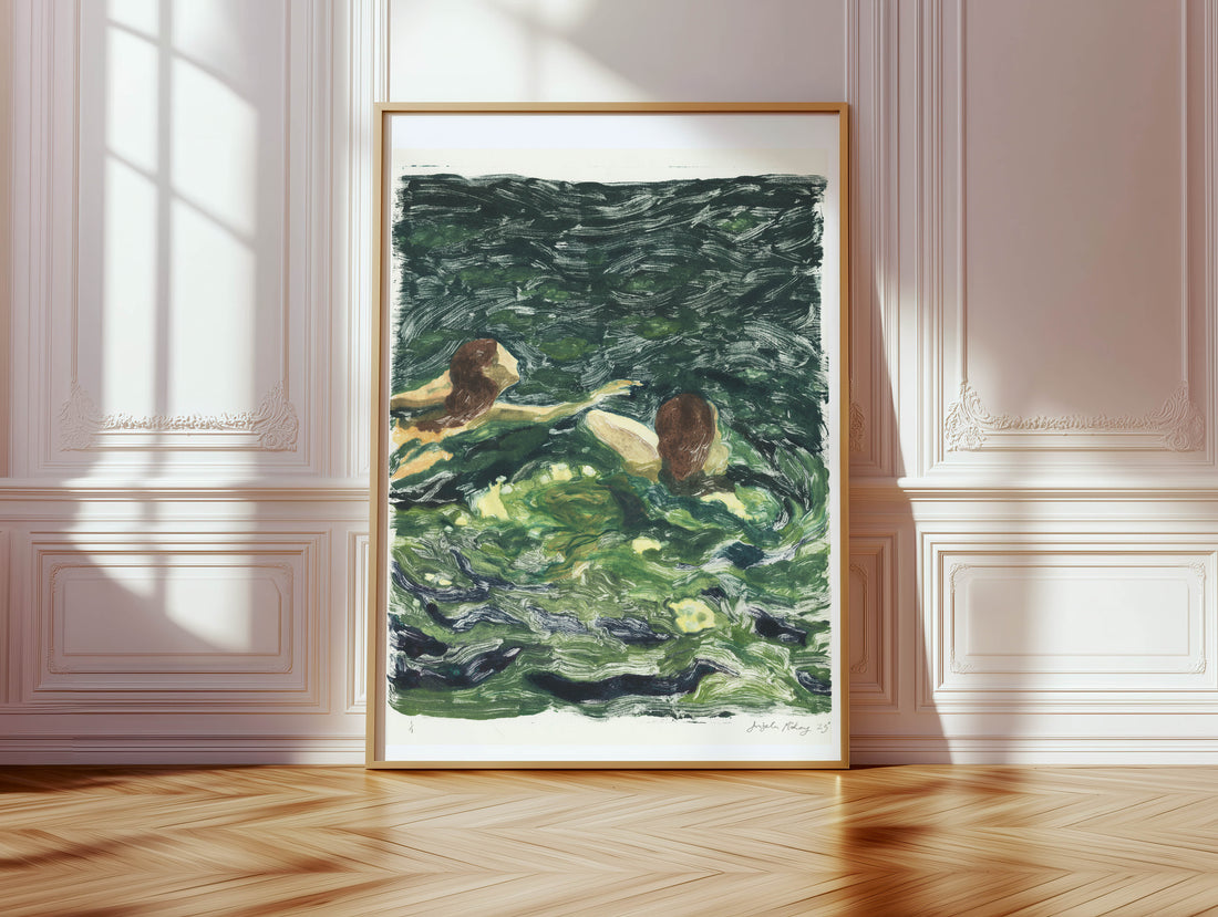 Lake swim with Lillies Version 2